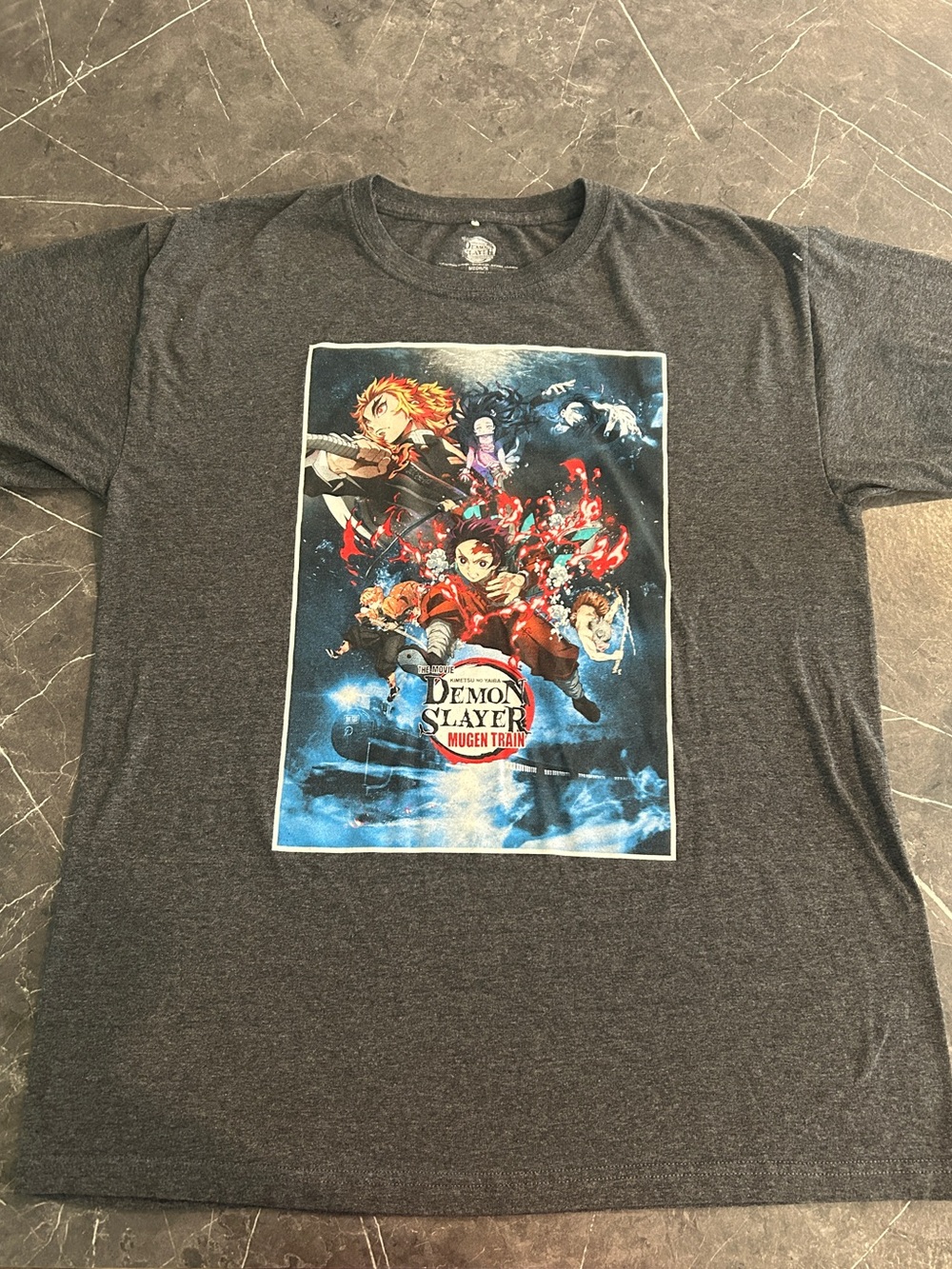 Demon Slayer Graphic Short Sleeve Tee - Charcoal